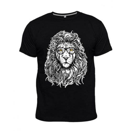 Royalty Print T-shirt -black