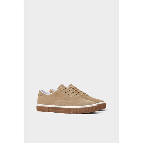 Men's Leather Suede Sneakers
