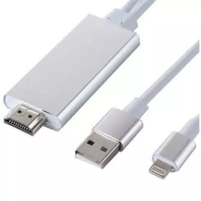Forge Lightning Usb To Hdmi/hdtv Usb Cable For iPhone And iPad