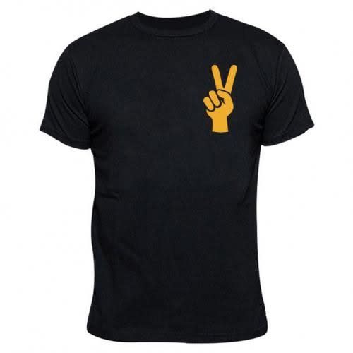 Peace Hand Roundneck Tshirt -black