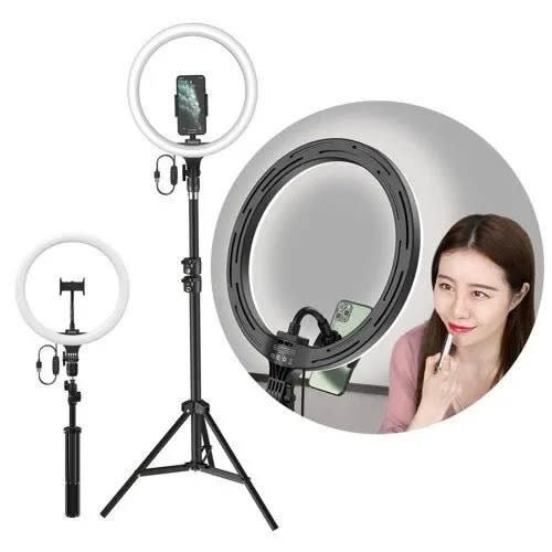 Baseus Live Stream Holder -Floor Stand With Fill Light -12