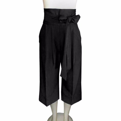 Pleated Pants - Black