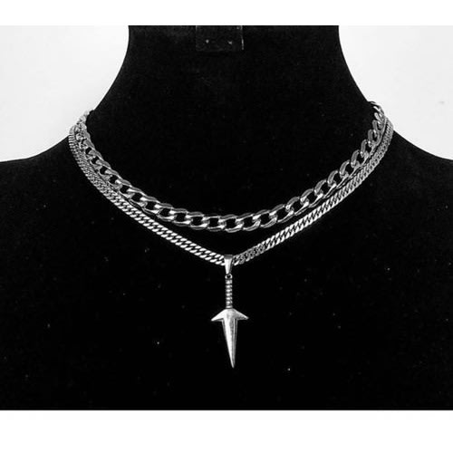 2 In 1 Cuban Set - Silver