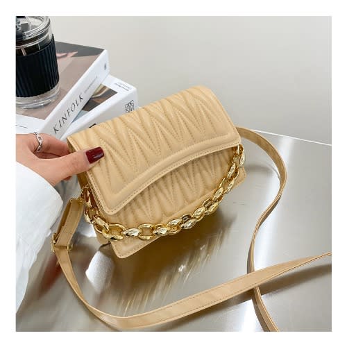 Trendy Classy Handbag- Nude