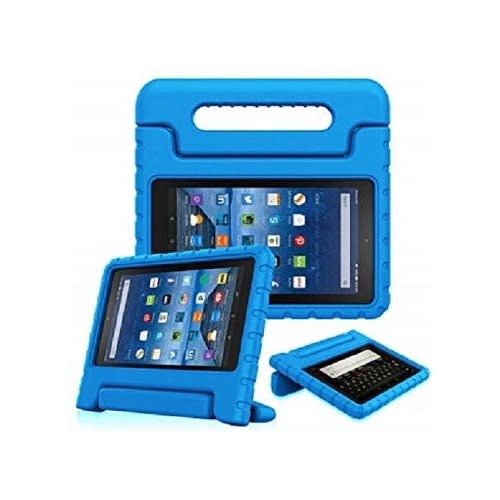 Fire 7 Inches 1gb Ram 16gb  Kids Educational Tablet With Alexa + Blue  Pouch