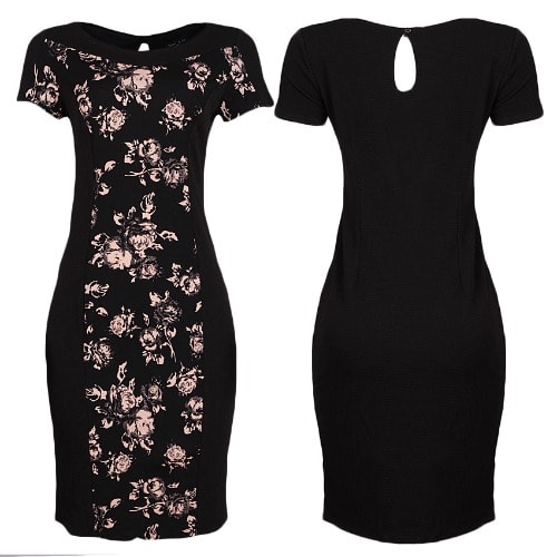 Black Floral Dress