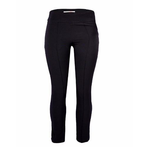 Women's Crop Ponte Pant - Black