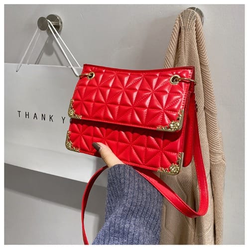 Ladies Handbag - 8X7X13cm - Red