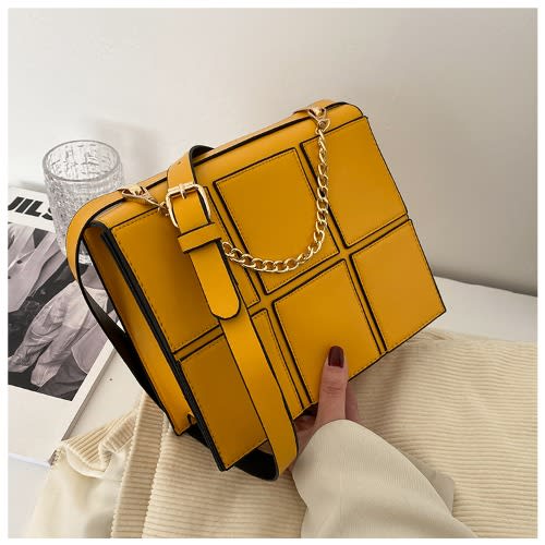 Female Handbag - Yellow