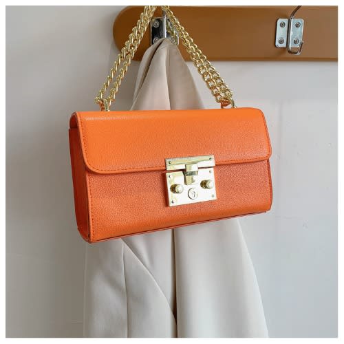 Ladies Handbag - 8X7X13cm  Orange