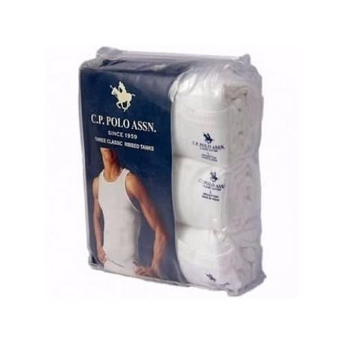 C P Polo Assn 3 In 1 Singlet - White