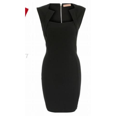 Corporate Mini Dress - Black