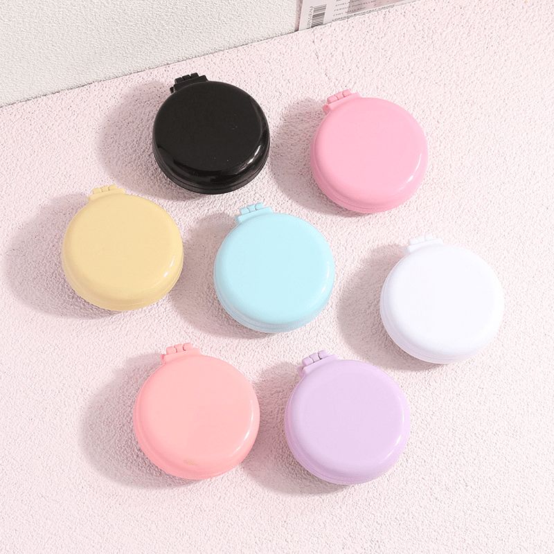 7pcs Folding Travel Mirror Hair Brush, Mini Hair Comb, Massage Comb for Girls