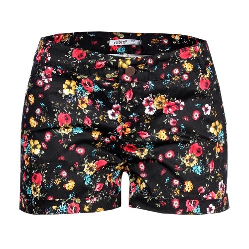 Women's Floral Print Knit Short