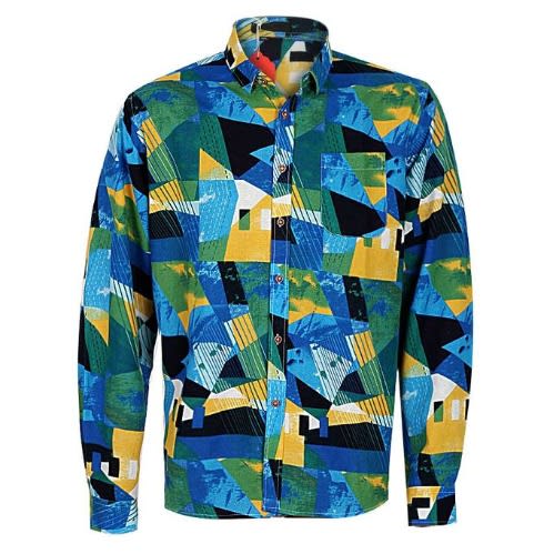 Multicoloured Men's Long-sleeve Shirt