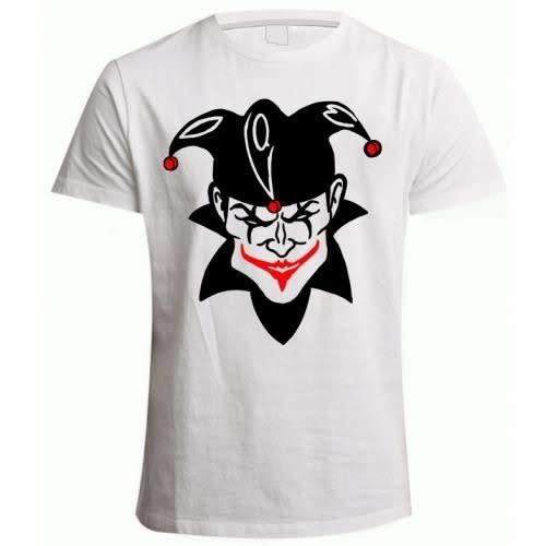 Savage Joker Print Tshirt -white