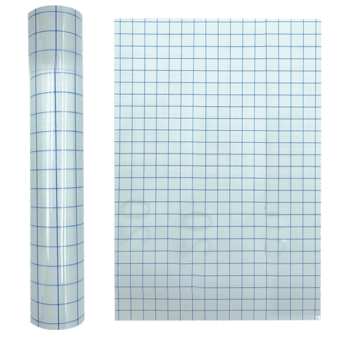 Self-adhesive PVC Clear Transfer Paper With Gridgnment For Cricut Adhesive Vinyl Transfer Sheet For Decals Crafts Stickers-A