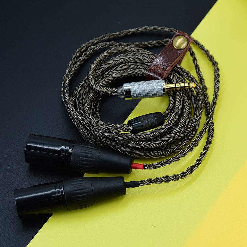 4.4mm Balanced Male Connector To 2 XLR Male Dual XLR Male