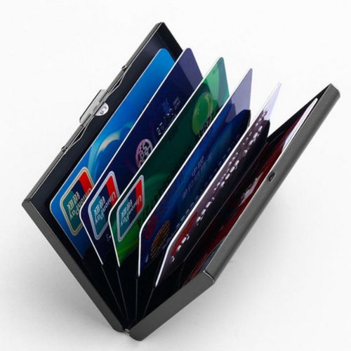 Stainless Steel Credit Card Holder Unisex Slim Anti Protect