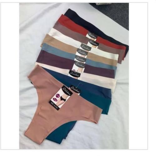 Sexy Condom Seamless Thong Panties Set Of 6 In 1