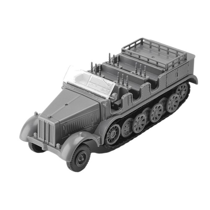 1:72 German Kfz. 7 Half-Track Armored Vehicle Assembly Model For Kids