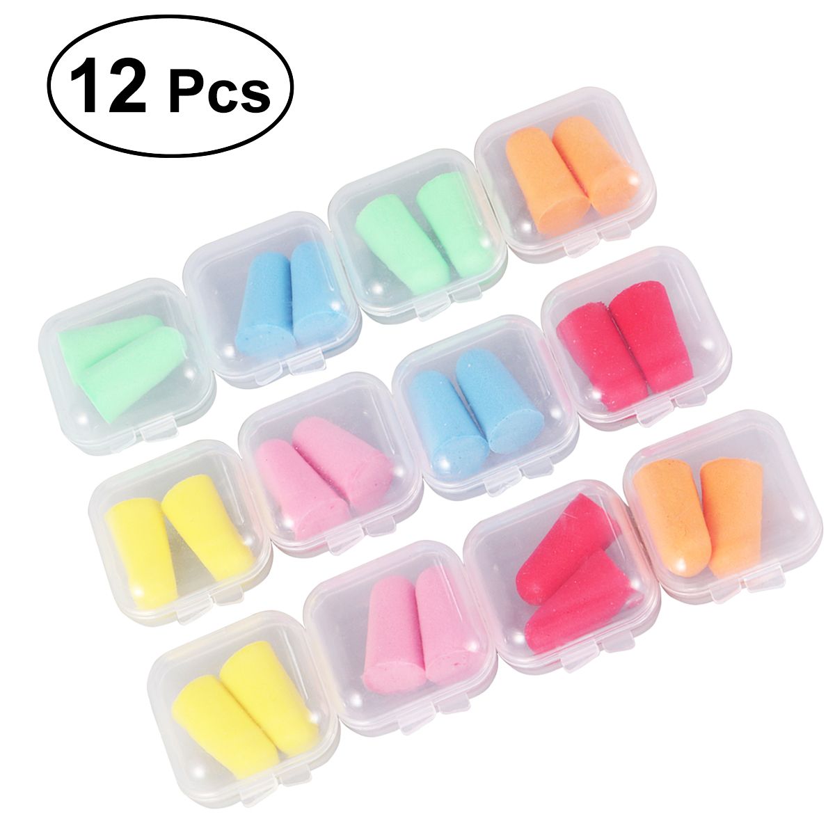 6 Boxes Earplugs Noise Reduction Anti-Noise Plugs For Study