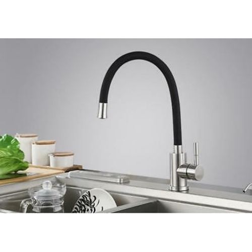 Anti Rust Flexible Sink Mixer Tap-black