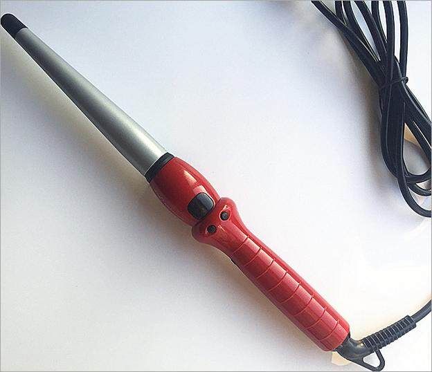 EURO Plug Digital LCD Thermostat Ceramic Hair Straightener / Electric Hair Stick / Pull Plate Perm Rods / Auto Artifact / Artifact Applicable Plywood Hair Hair: Wet And Dry Gules