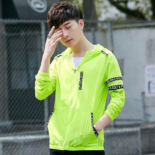 Men Sun Protection Clothing Summer Outdoor UV Protection Quick-Dry Coat