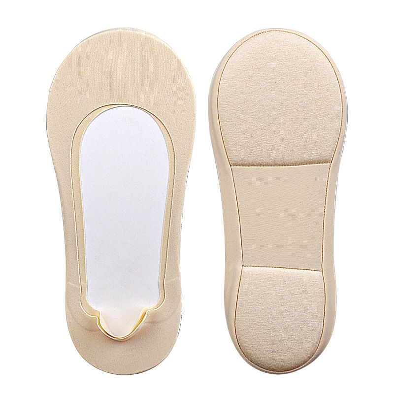 1pair Women Foot Arch Invisible Shallow Boat Socks