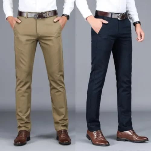 Chinos Pants - Blue + Carton Color