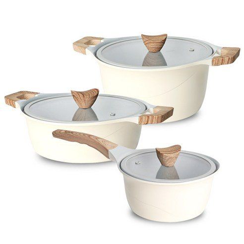 Botner Induction Leoni Ceramic Pot Set 3pcs