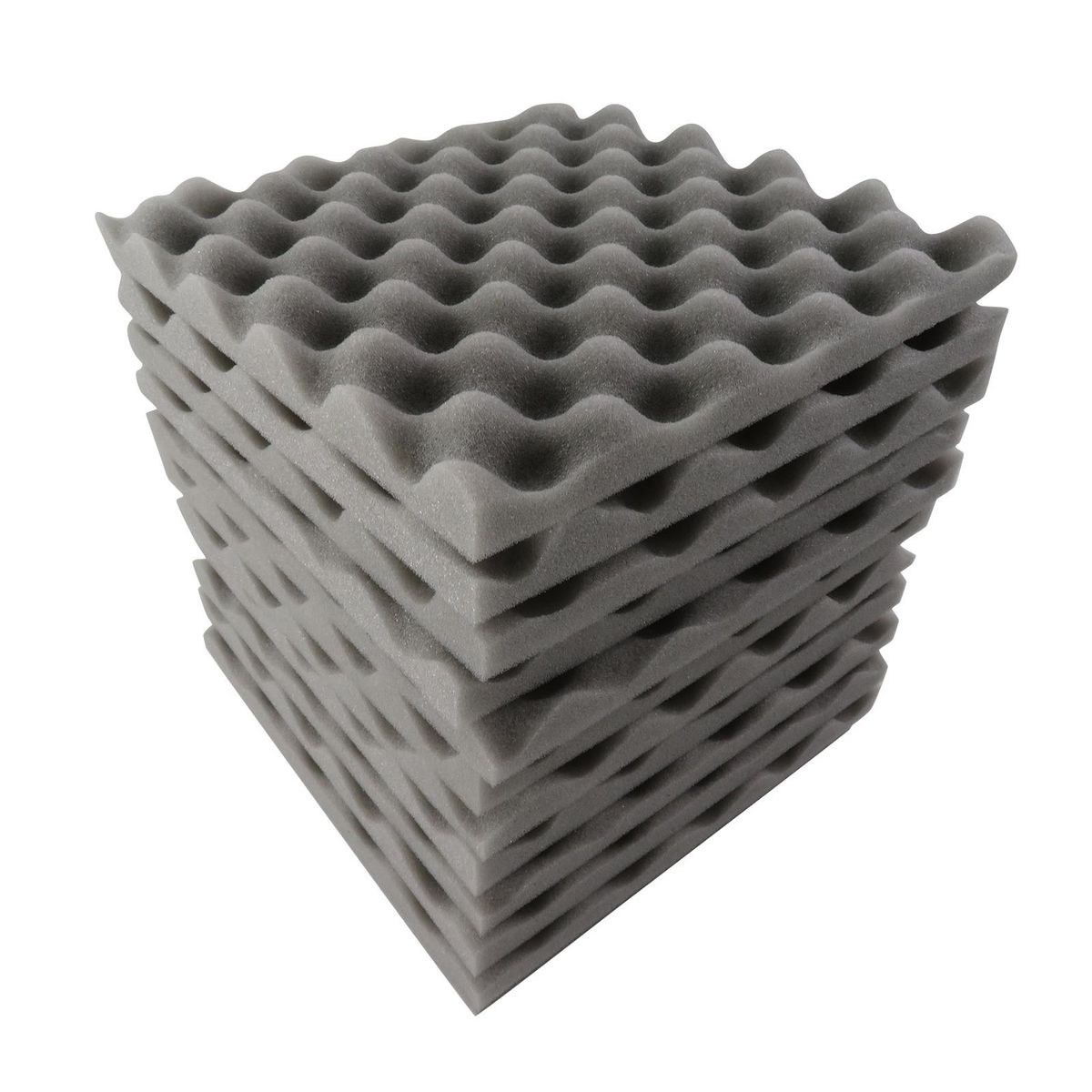 24PCS 30 * 30 * 3cm Acoustic Foam Panels Egg Foam Pad Sound Isolation Foam for Home Studio Theater KTV