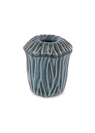 Candle Holder, Blue/Black- A Simple Mess
