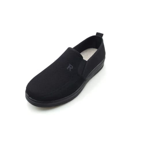 Men's Breathable Slip On Sneakers - Black