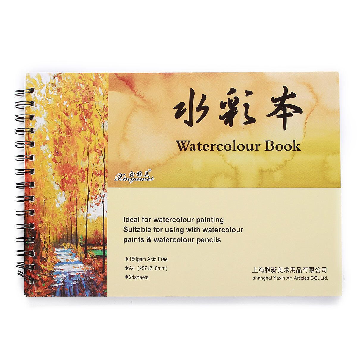 A4 Watercolour Book Art/Artist Sketchbook/Sketch Pad Journal Drawing Paint