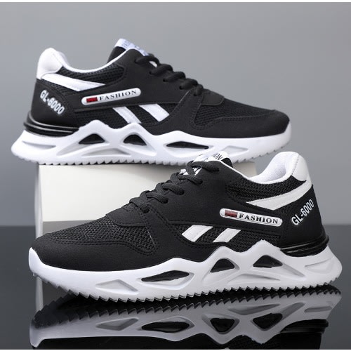 Breathable Casual Sneakers - Black