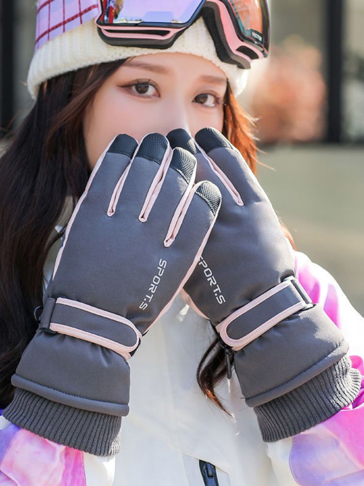 (Q9078 Gray)Winter Women's Swamp Mittens Children's Men's Gloves And Mittens Elect SCO