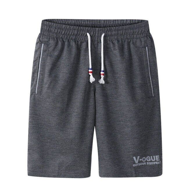 Men's Shorts Summer Mens Beach Elastic Waist Shorts Pants Cotton Casual Male Breathable Board