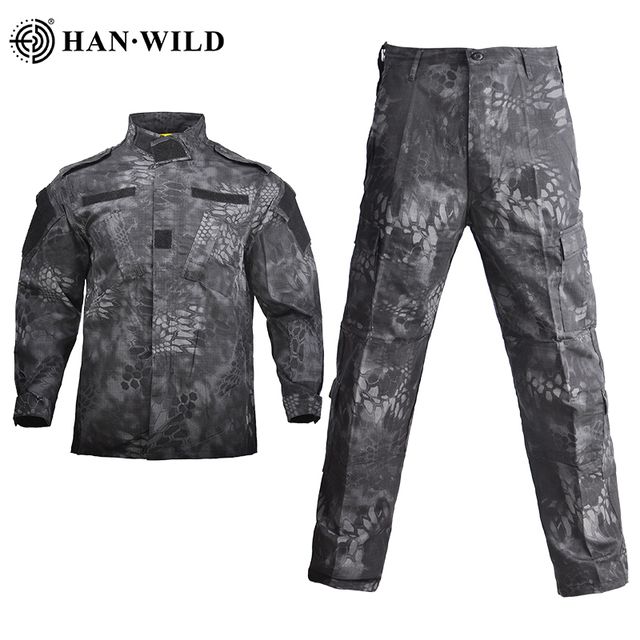 Combat Shirts Tactical Waterproof Jacket S Black Python_XS