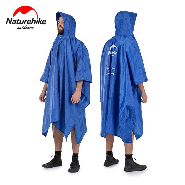-Naturehike -3 -In -1 -Multifunction -Poncho -For 210T Blue