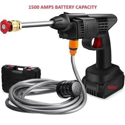 Rechargeable Cordless High Pressure Multi-purpose Car Washer 48VH 15000MAH