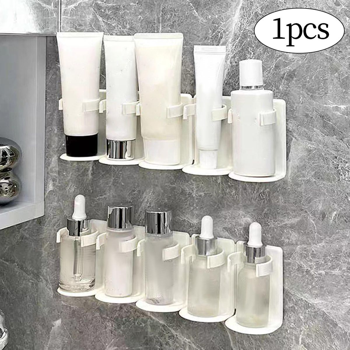 Cosmetics Storage Container Multiuse Easy Installation