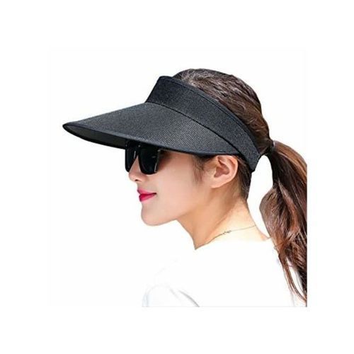 Open Top Ladies Wide Brim Sun Visor Hat