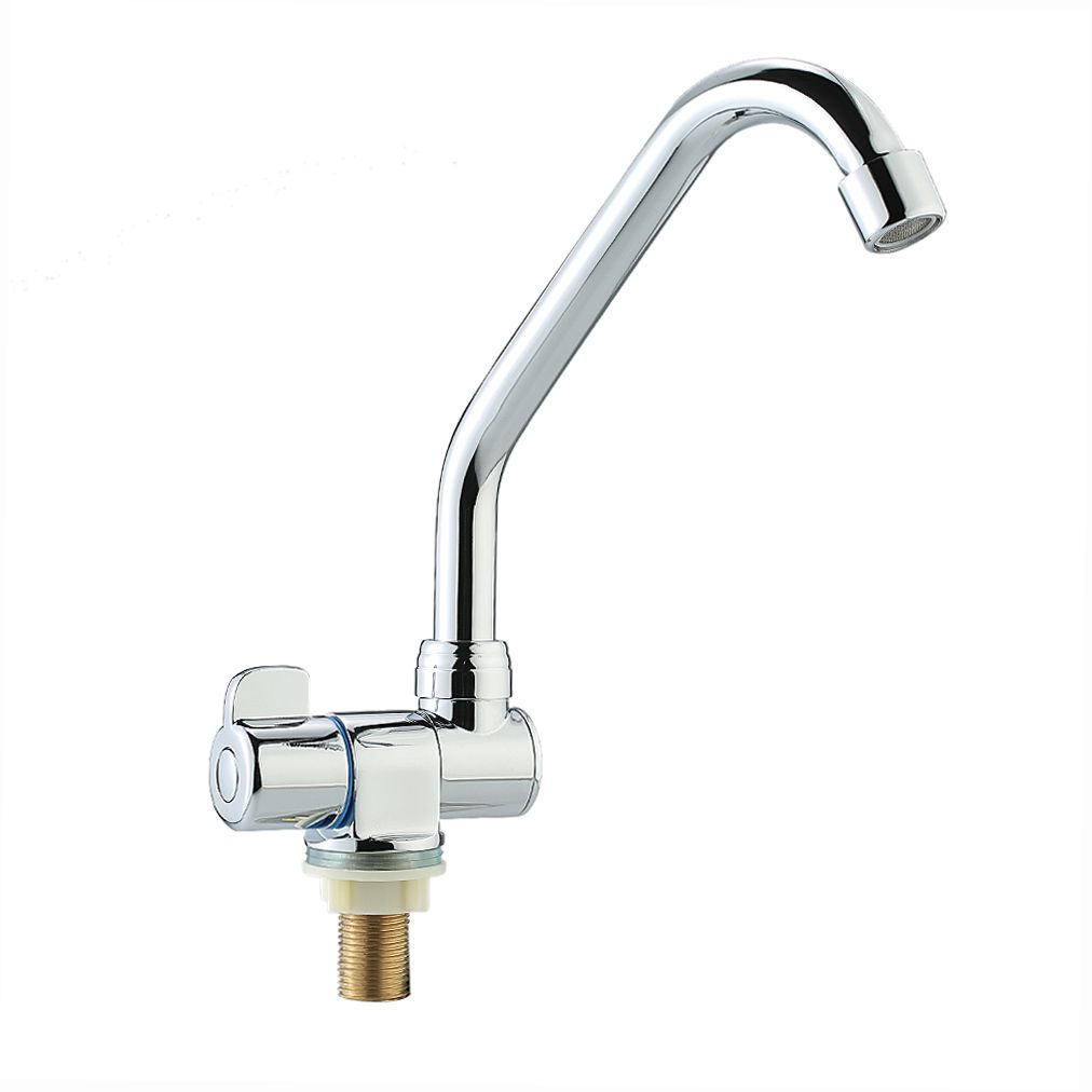 Foldable RV Faucet Rotating Single Handle Deck/Wall Mounted