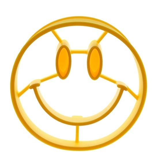 Reusable Non-sticky Silicone Breakfast Mold (Smiley Face)