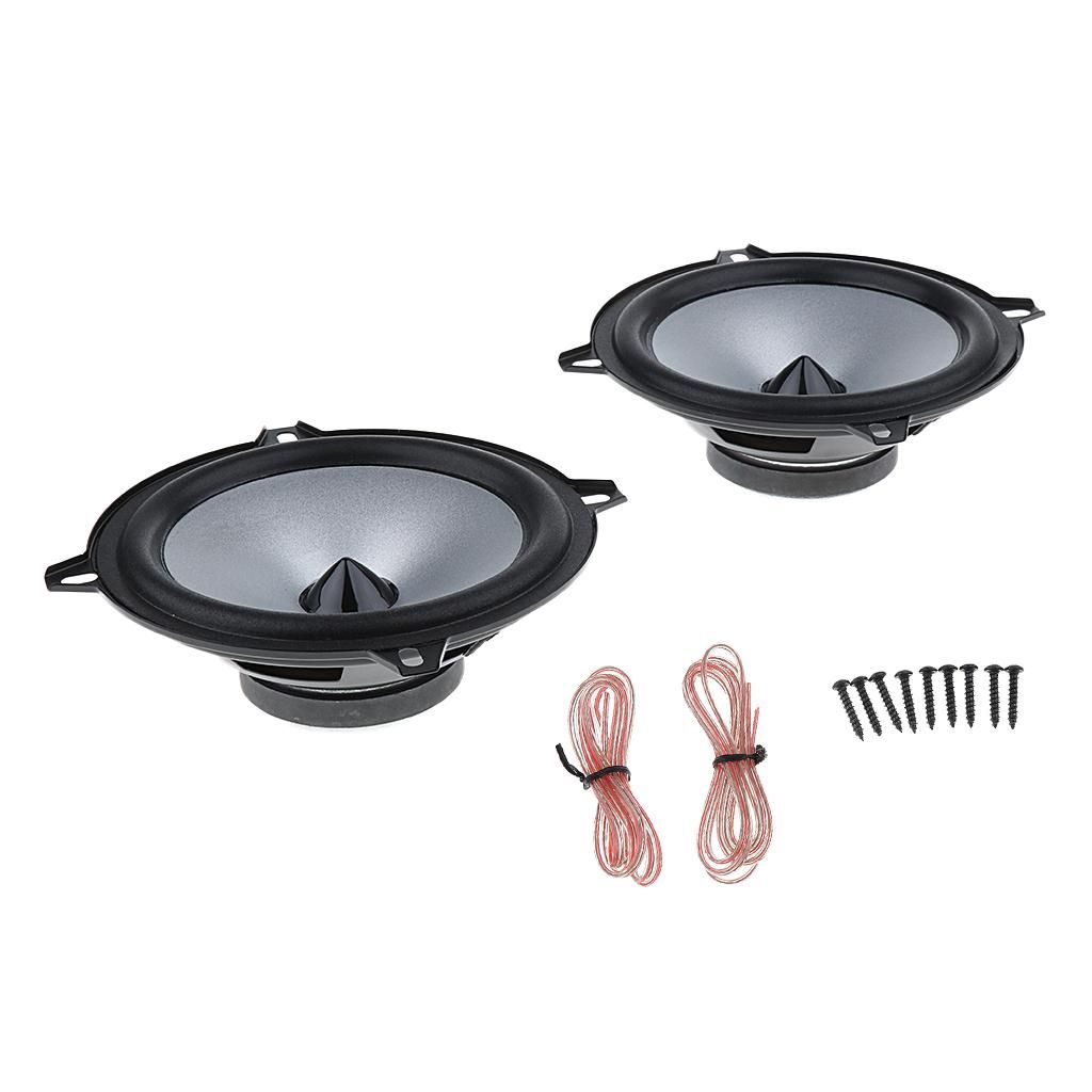 2X 5 Inch 4Ohm 50W Audio Subwoofer Speaker Woofer Loudspeaker Bass