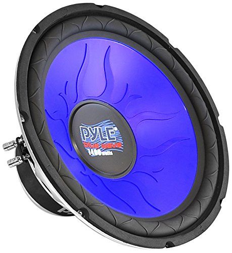 Car Vehicle Subwoofer Audio Speaker  12 Inch Blue Injection