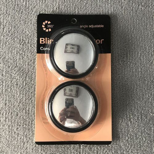 Car Vehicle Blind Spot Mirror Rear View Mirrors HD Convex Glass 360 Degree View Adjustable Mirror