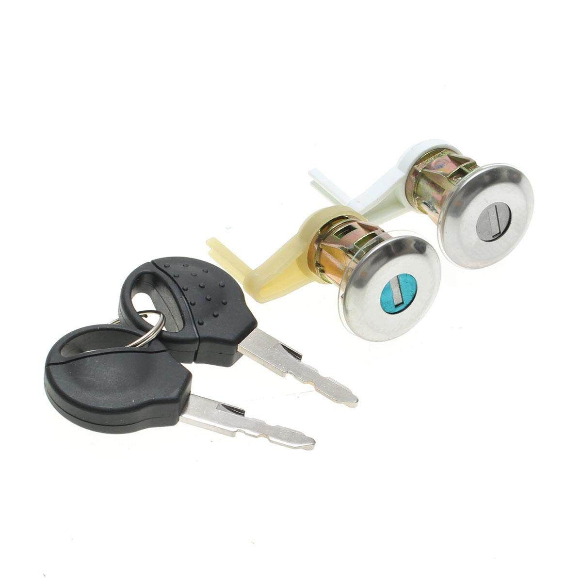 BARREL LOCK DOOR SET For PEUGEOT 206 1998 - 2009 FRONT LEFT FRONT RIGHT